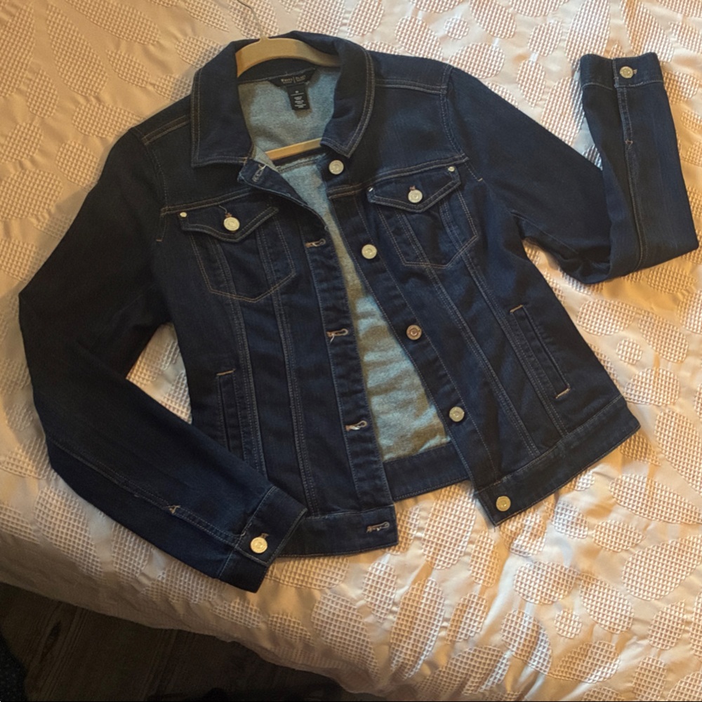 White House Black Market Indigo Jean Jacket